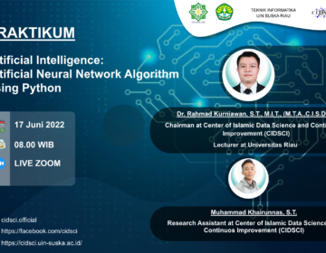Pendaftaran Mengikuti Praktikum Subjek AI – Artificial Neural Net Algorithm Using Python